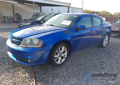 2012 Dodge Avenger R/T из США, поврежденный, VIN 1C3CDZBG3CN148588